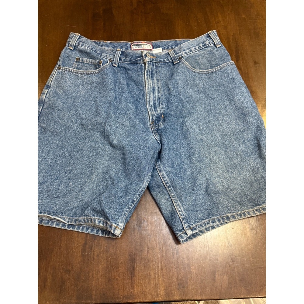 Vintage Old Navy Blue Jeans Mens 38 Denim Shorts Medium Wash 100% Cotton 90s